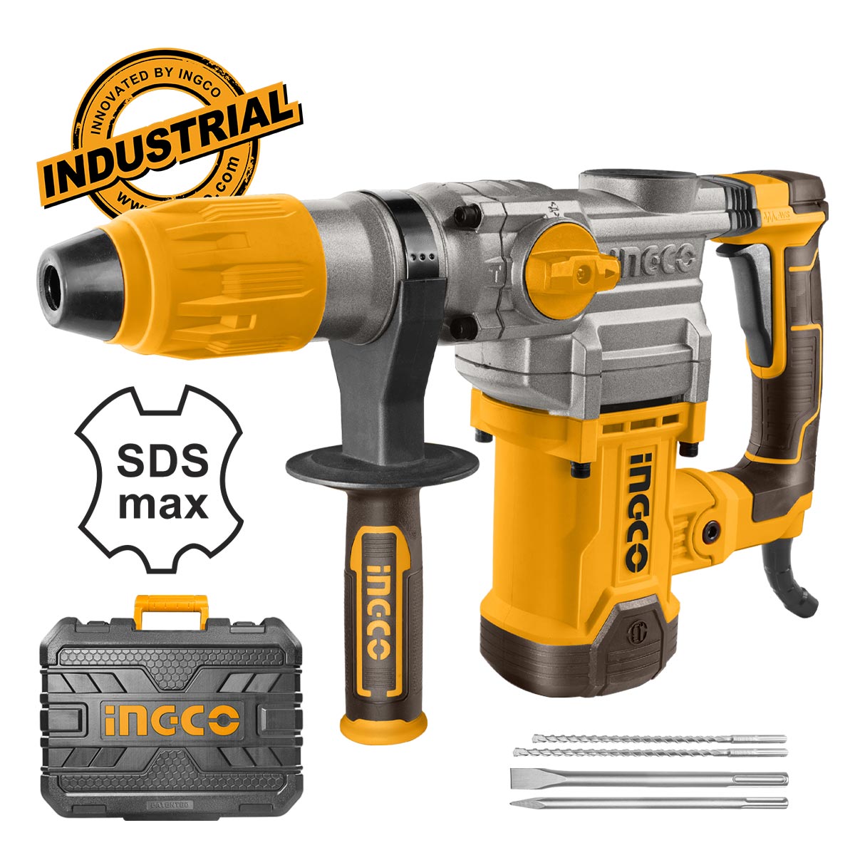 ΠΙΣΤΟΛΕΤΟ ΠΕΡΙΣΤΡΟΦΙΚΟ ΚΡΟΥΣΤΙΚΟ 1600W 7KG 10J SDS-MAX INGCO RH1600388