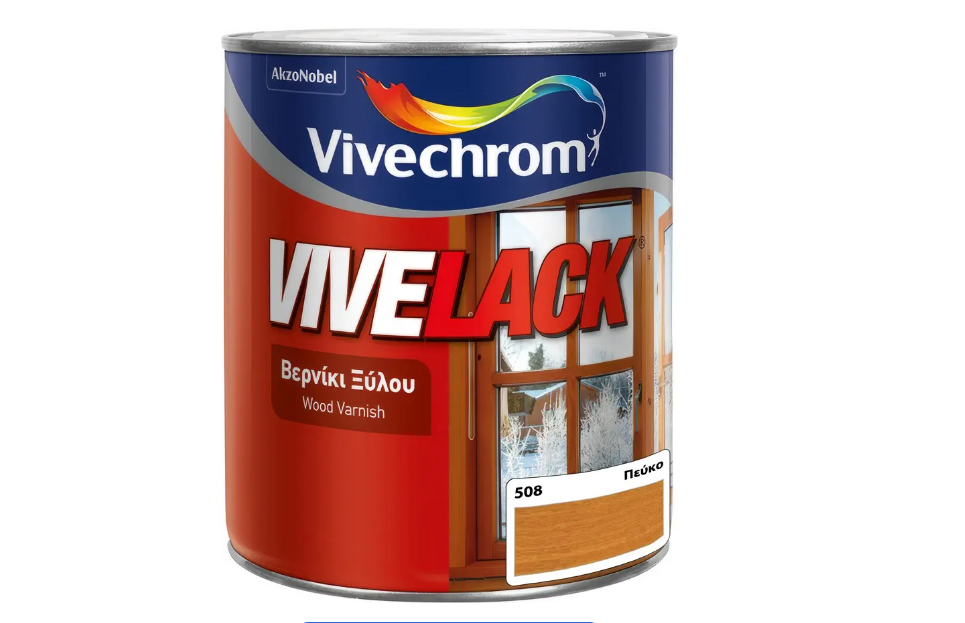 VV VIVELACK ΒΕΡΝΙΚΙ ΞΥΛΟΥ GLOSS 508 PINE ΠΕΥΚΟ 180 ML